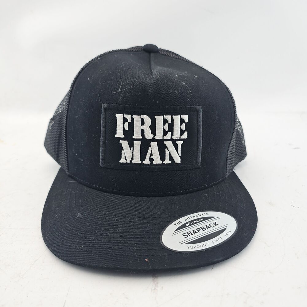 Freeman Baseball Cap Mesh Snapback Black